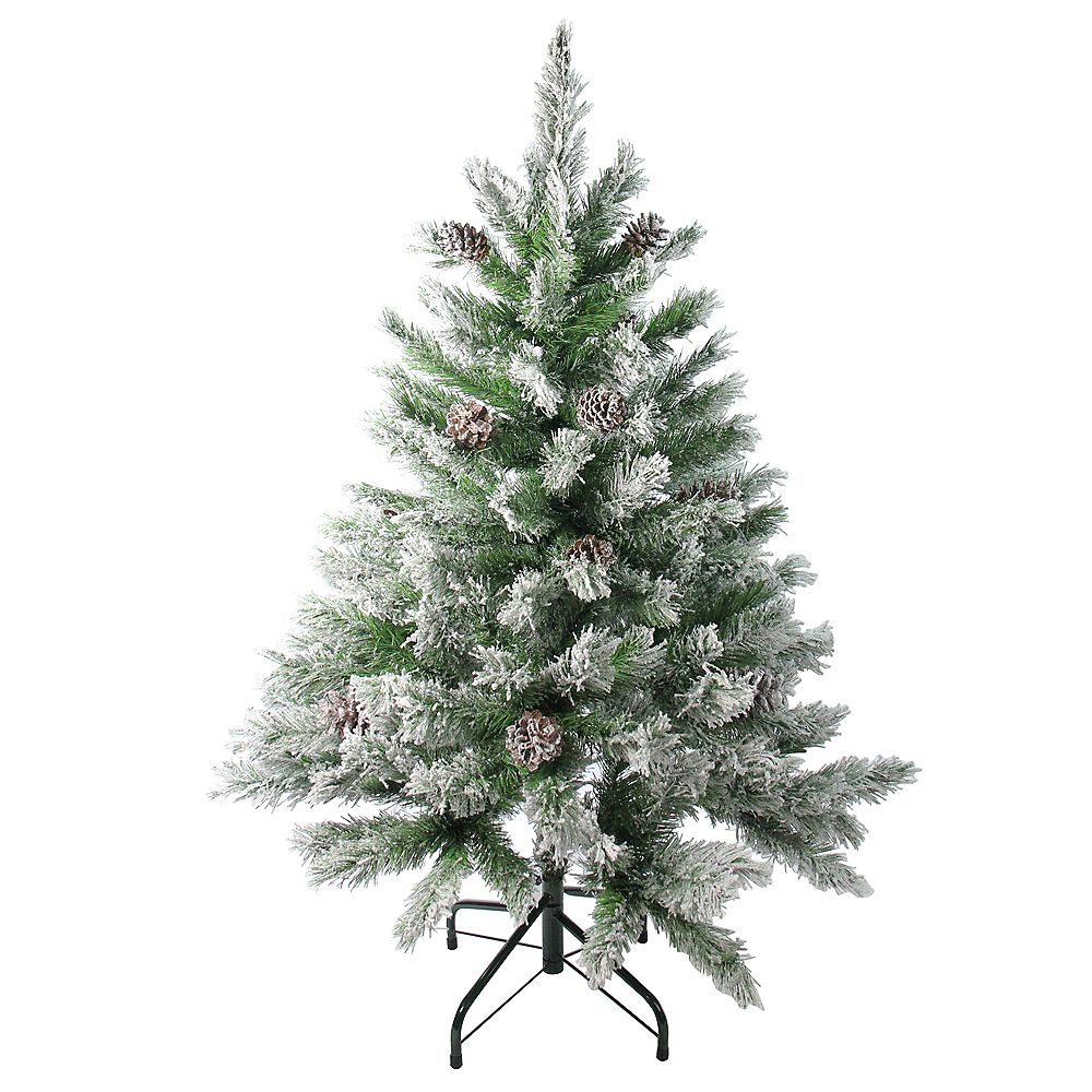 Northlight 4' Flocked Angel Pine Artificial Christmas Tree Unlit