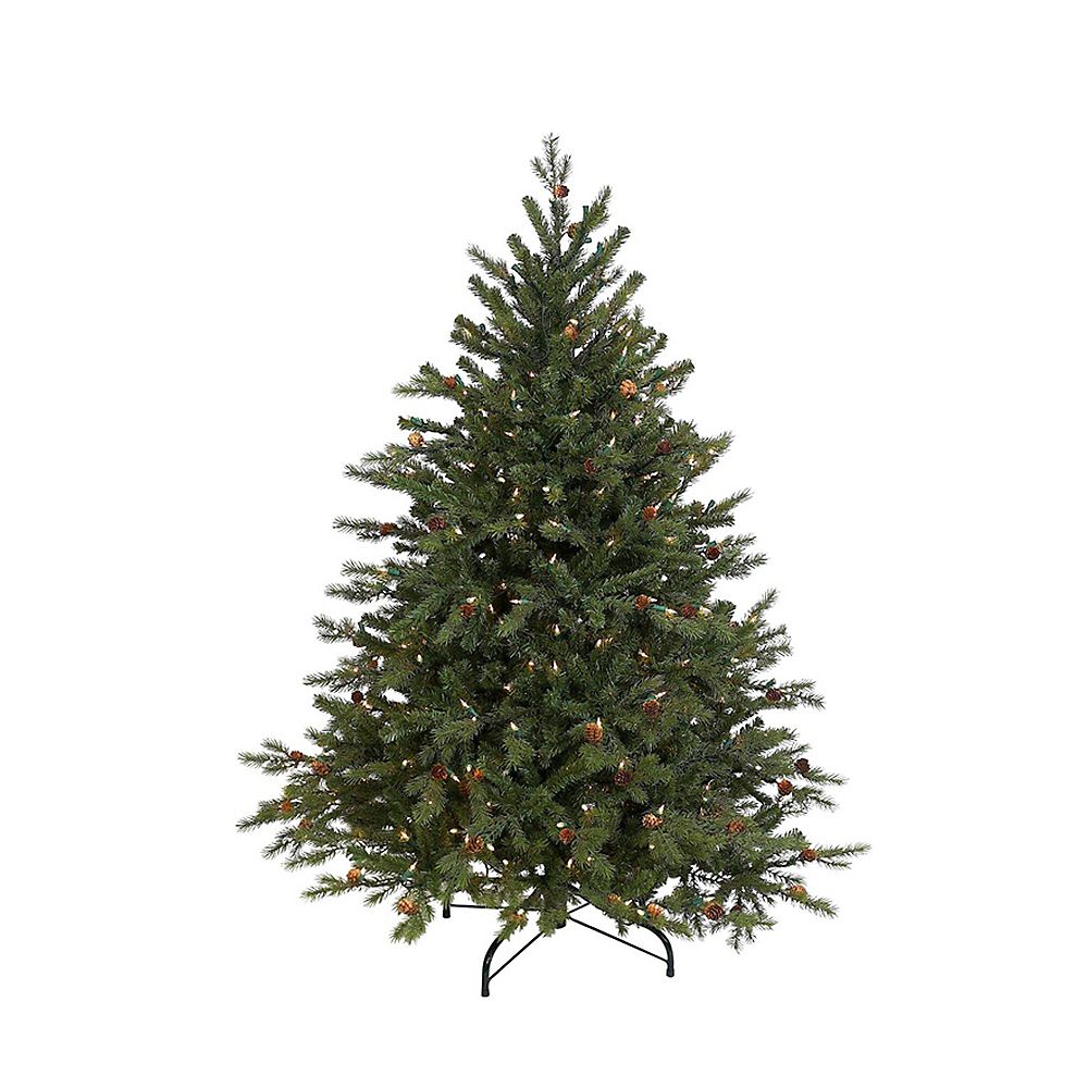 GKI/Bethlehem Lighting 4.5' PreLit Full Hunter Fir Artificial