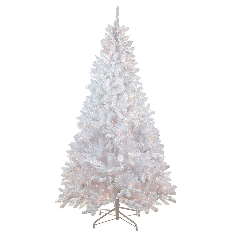Northlight 6' PreLit Slim Flocked Pine Artificial Christmas Tree Clear Lights The Home