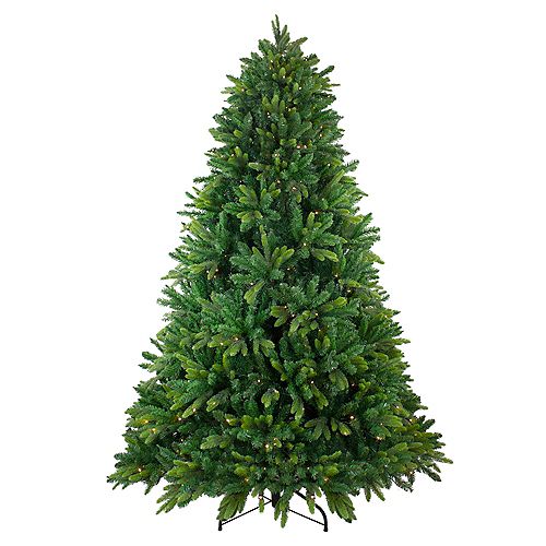 6.5' Pre-Lit Gunnison Pine Artificial Christmas Tree - Warm White LED Lights