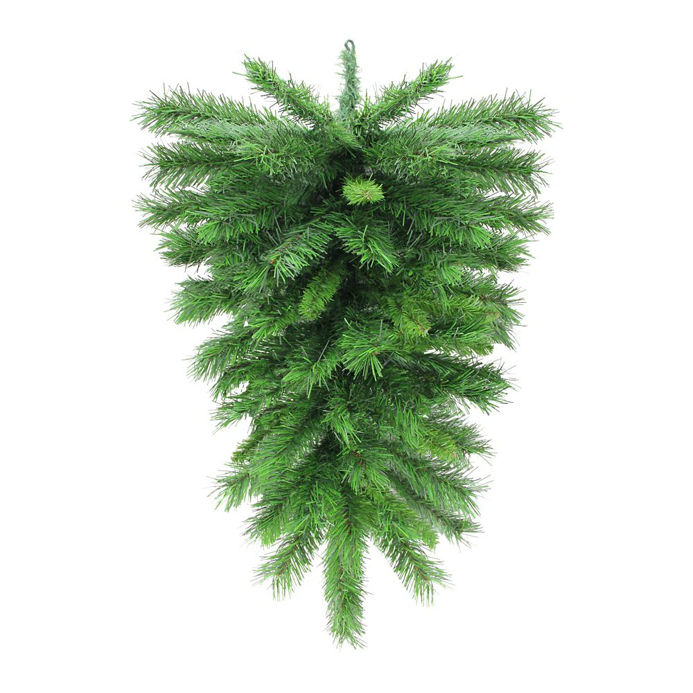 Northlight 30" Mixed Pine Artificial Christmas Teardrop Swag Unlit