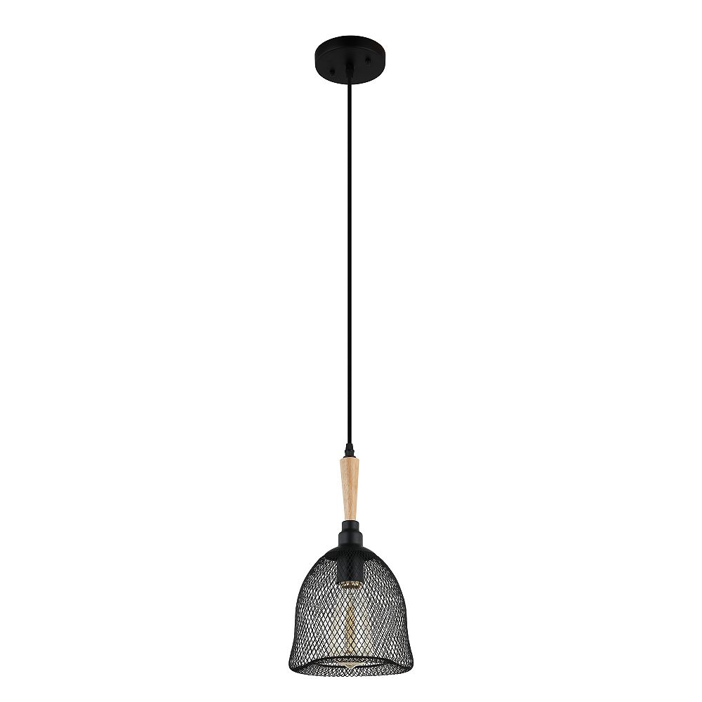 Beldi Inc Kuta Collection 1 Light Black And Wood Pendant The Home Depot Canada Beldi Inc Kuta Collection 1 Light Black And Wood Pendant The Home Depot Canada
