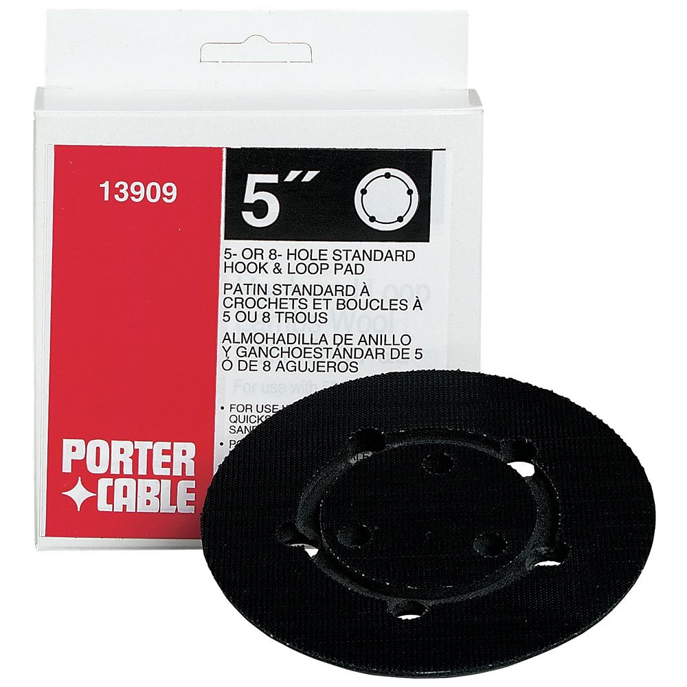 PORTERCABLE STANDARD HOOK & LOOP REPLACEMENT PAD (5INCH) The Home