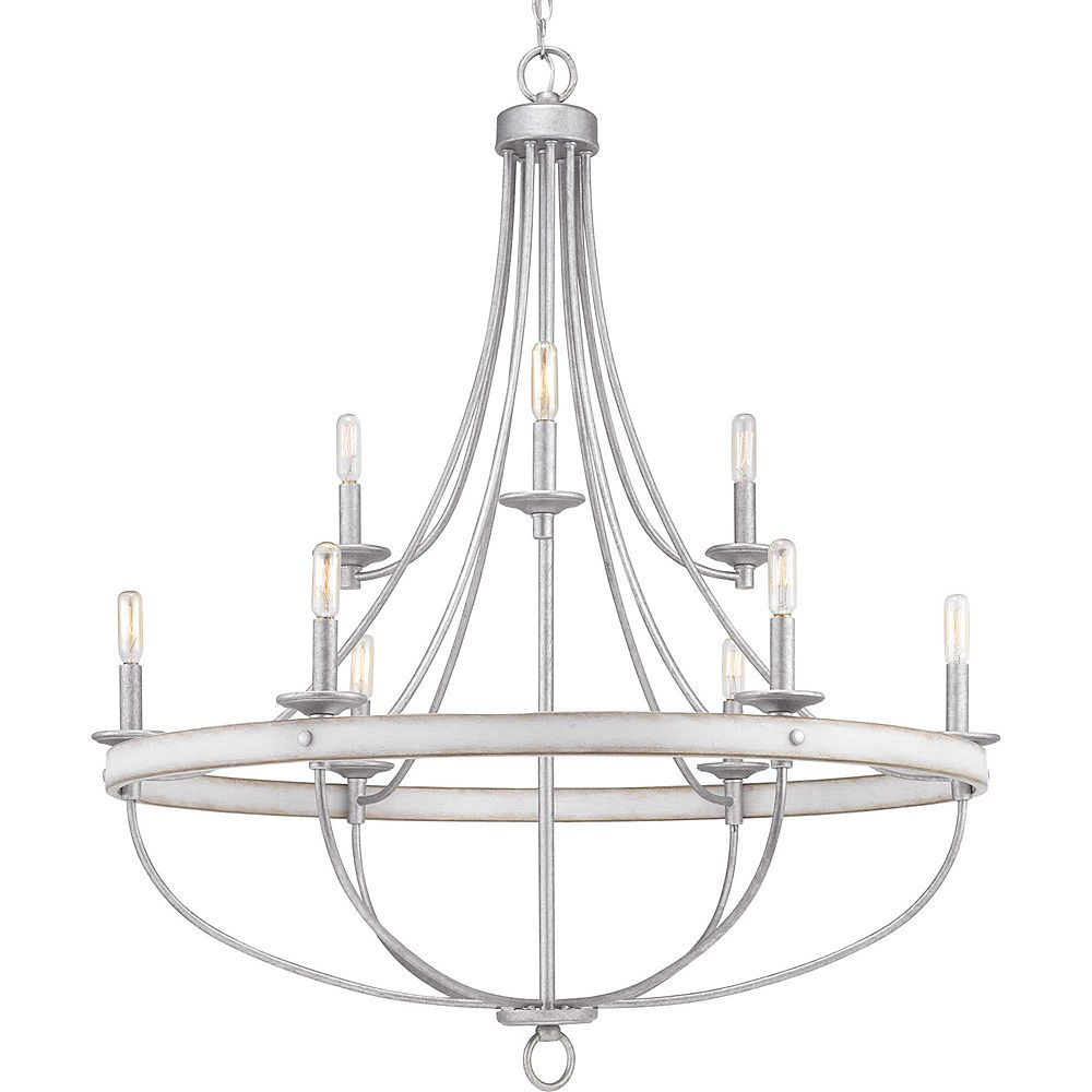 Progress Lighting Gulliver Nine Light Chandelier The Home Depot Canada
