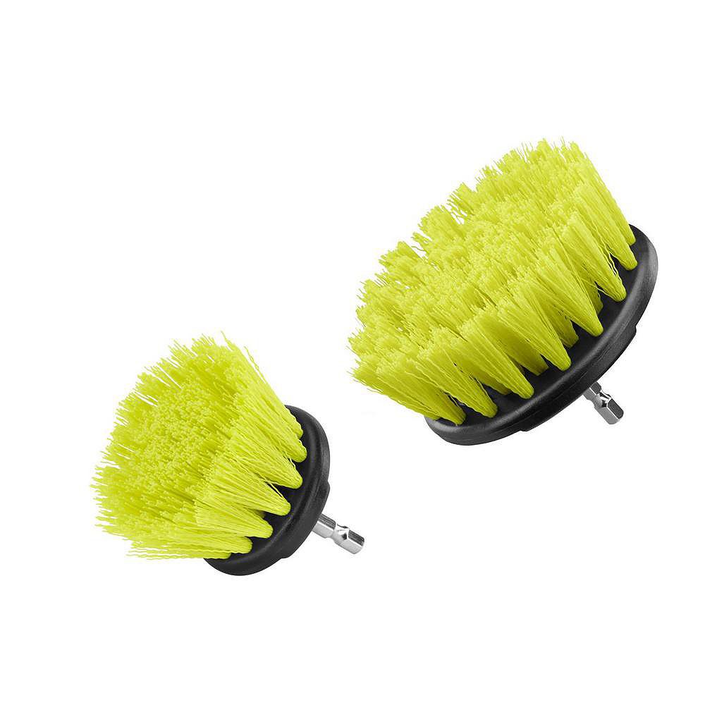 RYOBI Medium Bristle Brush Cleaning Accessory Kit (2Piece) The Home