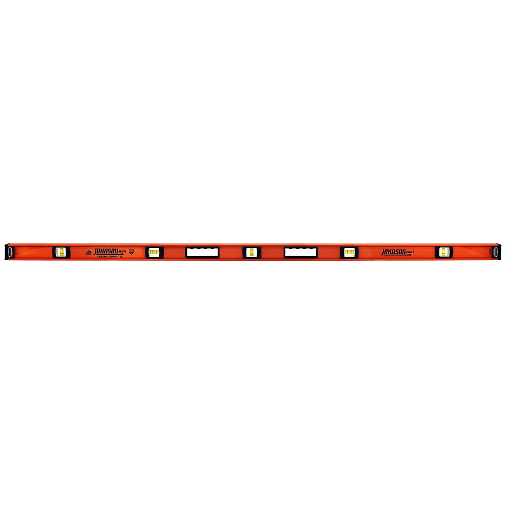 Johnson level 72 inch Professional Orange IBeam Aluminum Level The