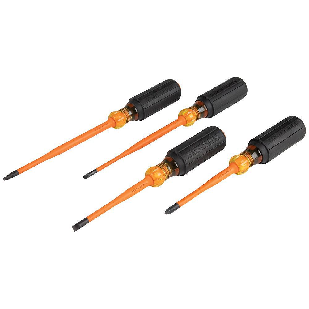 Klein Tools 4Piece SlimTip Insulated Screwdriver Set The Home Depot Canada