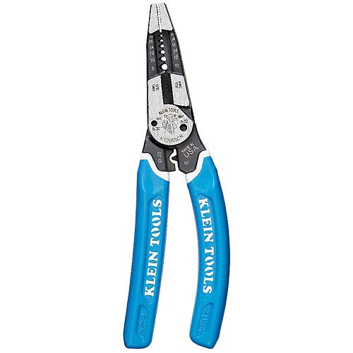 Klein-Kurve Heavy-Duty Wire Stripper Crimper 8-20 AWG