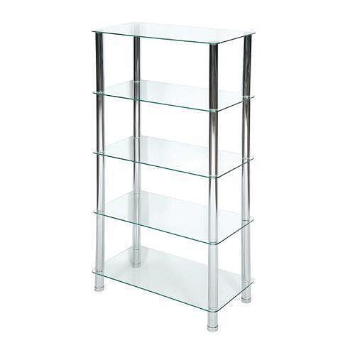 5-Tier  Frosted Glass Stand