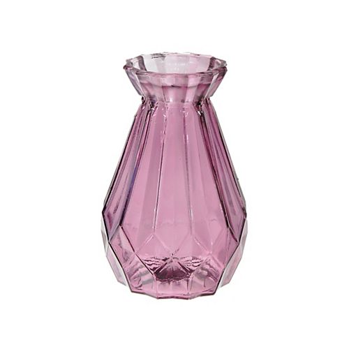 Satchel Glass Vase (Purple) (6")