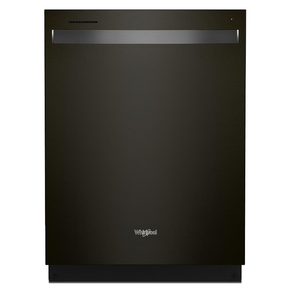 Whirlpool Top Control Large Capacity Dishwasher with 3rd Rack in Black