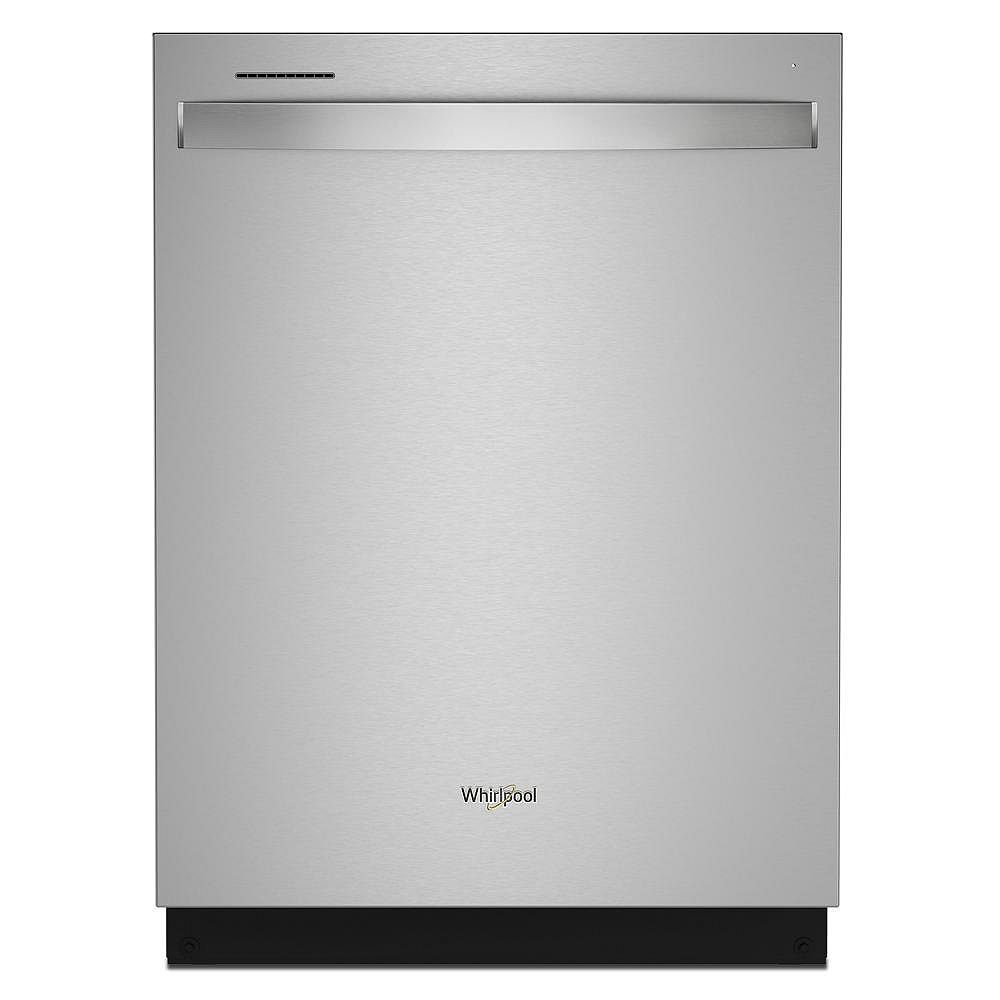 Whirlpool Top Control Large Capacity Dishwasher in Stainless Steel ...