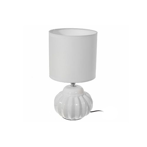 Ceramic Table Lamp With Shade (Joy) (White)