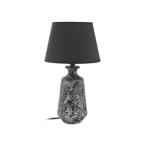 Ceramic Table Lamp With Shade (Lincoln) (Black)