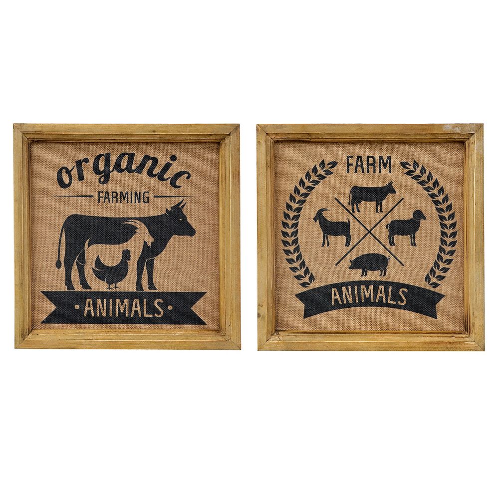 IH Casa Decor La Ferme Des Animaux S Bois Wall Art Home Depot Canada