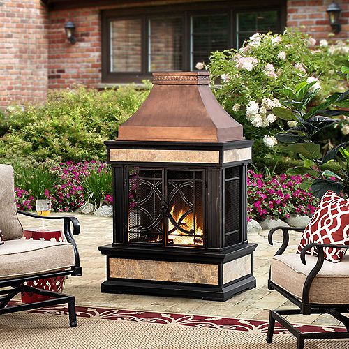 Outdoor Fireplaces Heating, Outdoor Fireplace Home Depot Canada