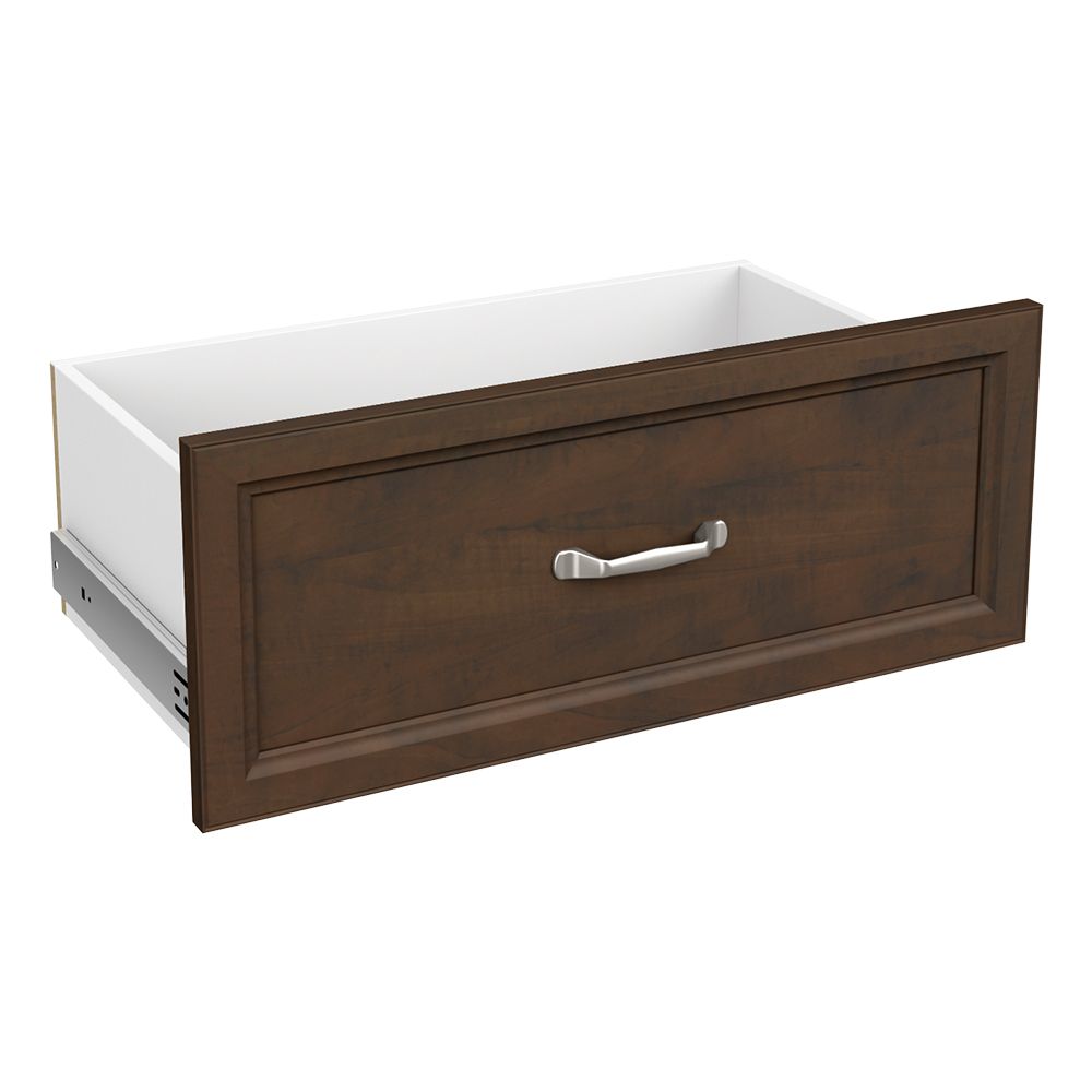 ClosetMaid Style+ 10 in. H x 25 in. W Chocolate Melamine Traditional