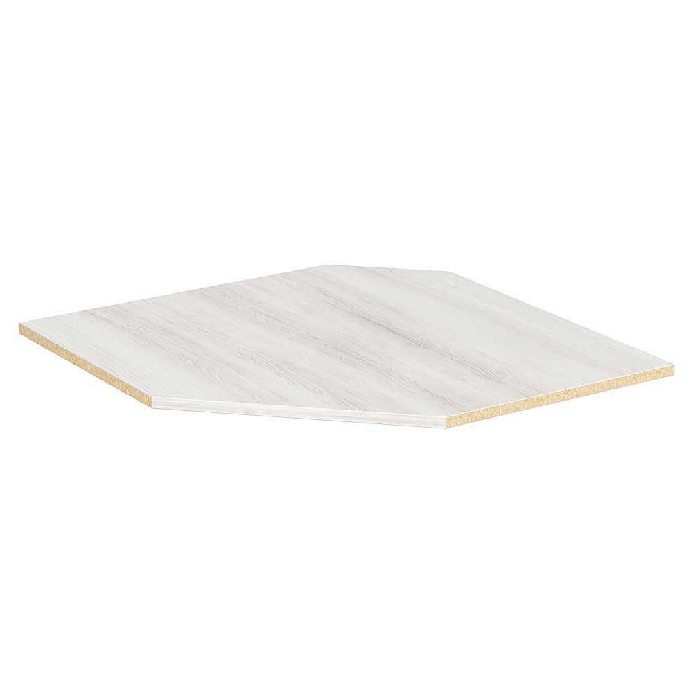 ClosetMaid Style+ 25 in. D x 25 in. W Bleached Walnut Melamine Corner