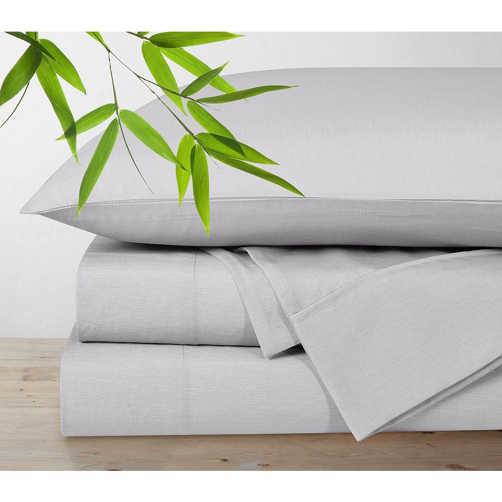 CHC Bamboo Blend Sheet Set LTGREY KING The Home Depot Canada