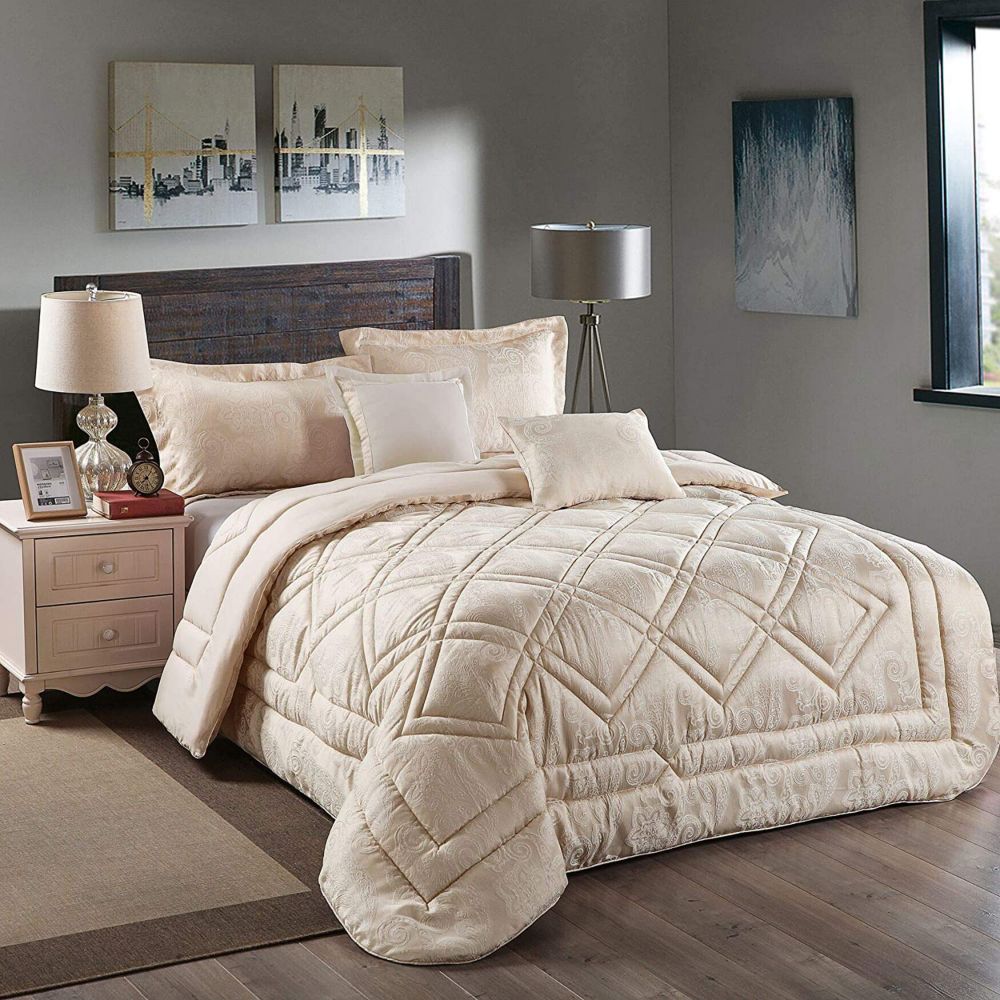 New Season Home Super Soft 5Pcs Comforter Set Ultra 100 Reversible   P 1001567853 