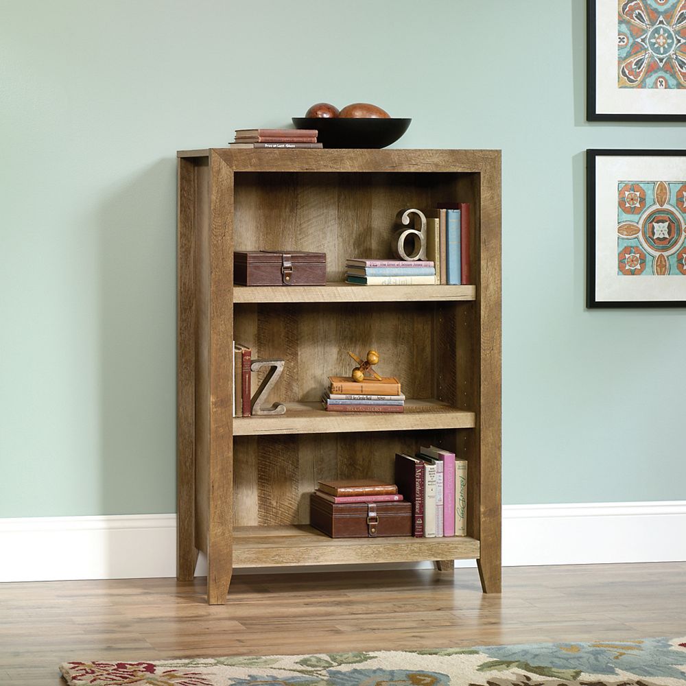 Sauder Sauder Dakota Pass 3Shelf Bookcase in Craftsman Oak The Home