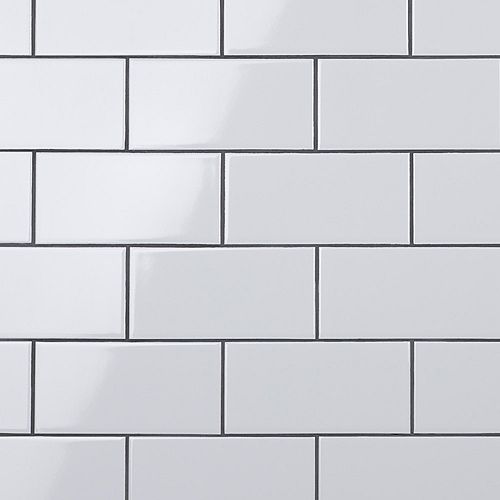 Crown Heights 3-inch x 6-inch Glossy White Ceramic Wall Tile (6.03 sq. ft. / case)