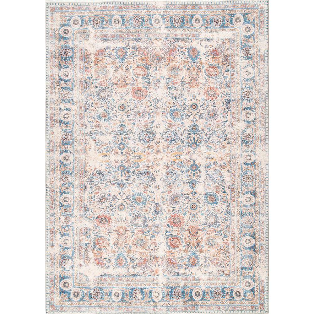 nuLOOM Vintage Lynn Ivory 6 ft. 7inch x 8 ft. 2inch Indoor Area Rug