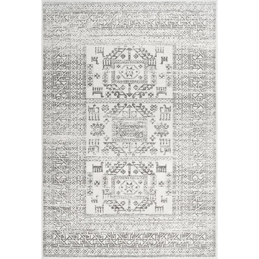 nuLOOM Tribal Marisela Gray 8 ft. x 10 ft. Indoor Area Rug The Home