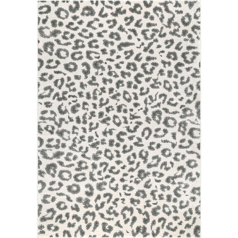 Nuloom Leopard Print Gray 5 Ft X 7, Leopard Area Rug