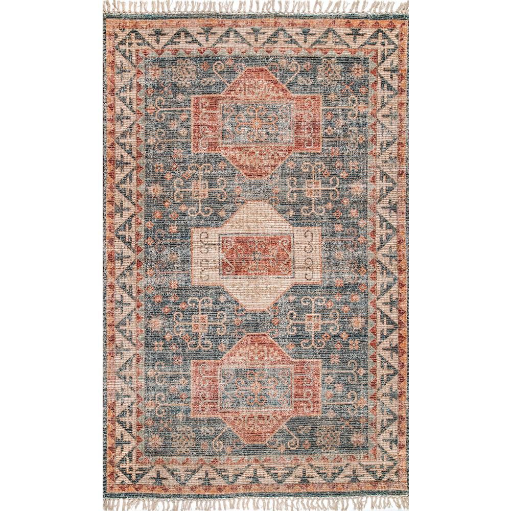 nuLOOM Jacquelyn Flatweave Multi 4 ft. x 6 ft. Indoor Area Rug The