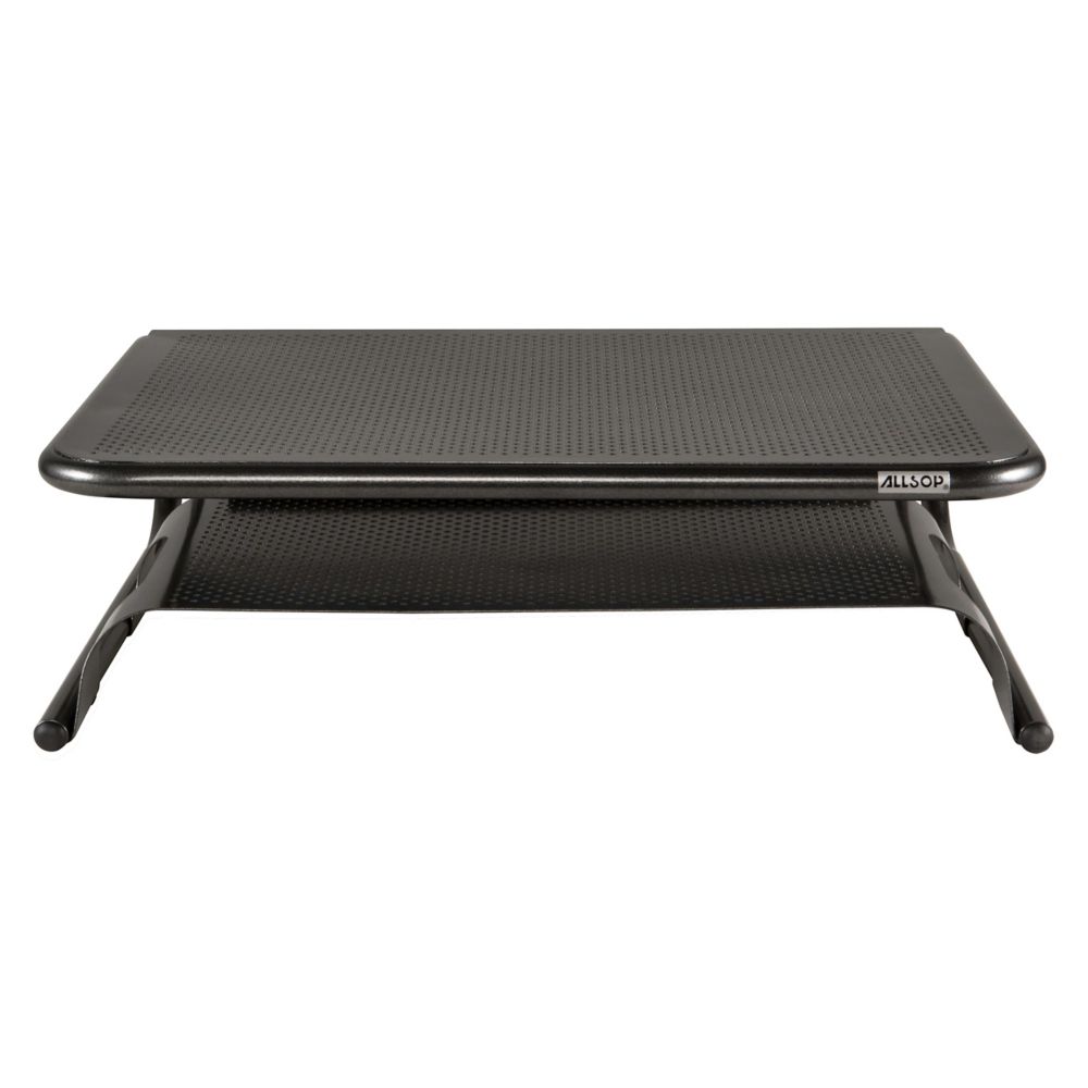 Allsop Metal Art Printer Stand with Shelf Black The Home Depot Canada