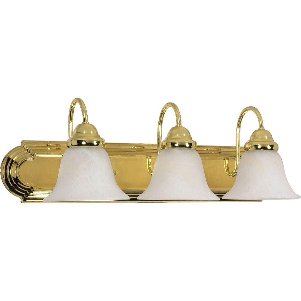 Filament Design 3 Light Polished Brass Bath Vanity Light 24 Inch The Home Depot Canada Filament Design 3 Light Polished Brass Bath Vanity Light 24 Inch The Home Depot Canada