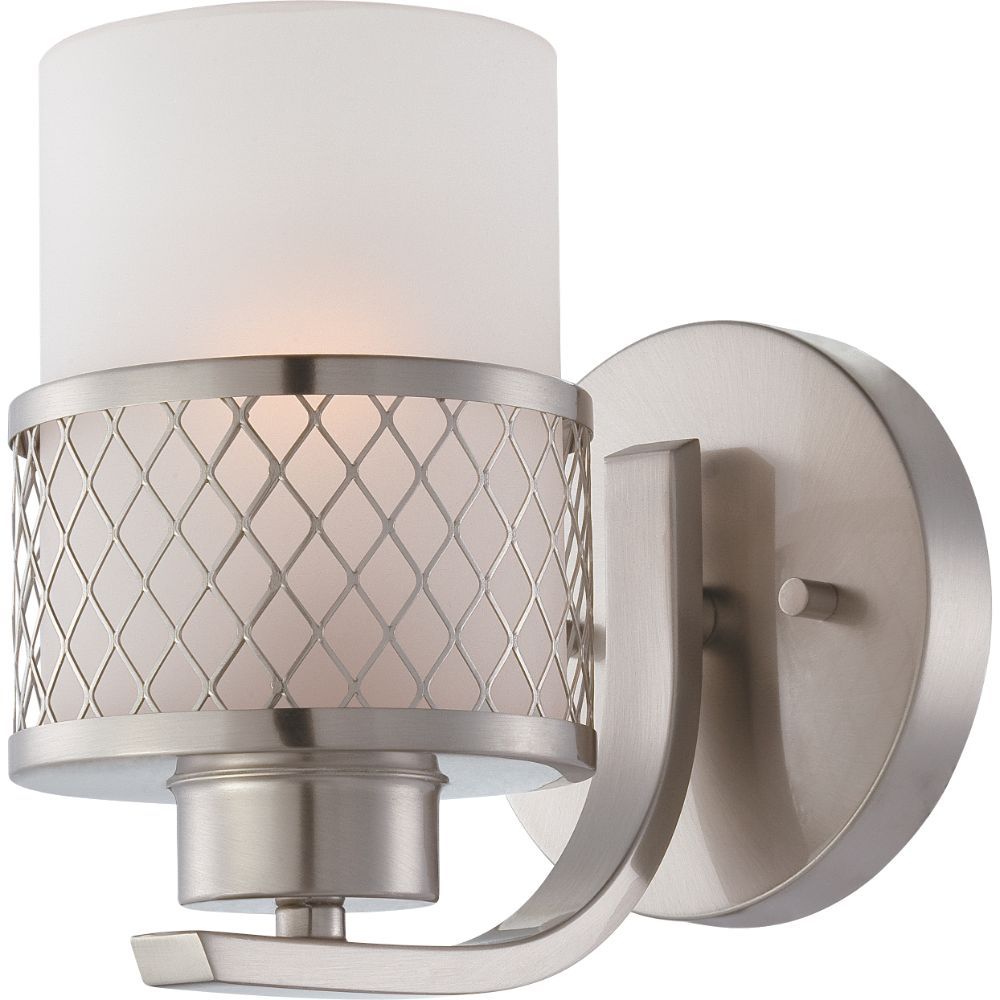 Filament Design 1 Light Brushed Nickel Bath Vanity Light 7 25 Inch   P 1001571400 