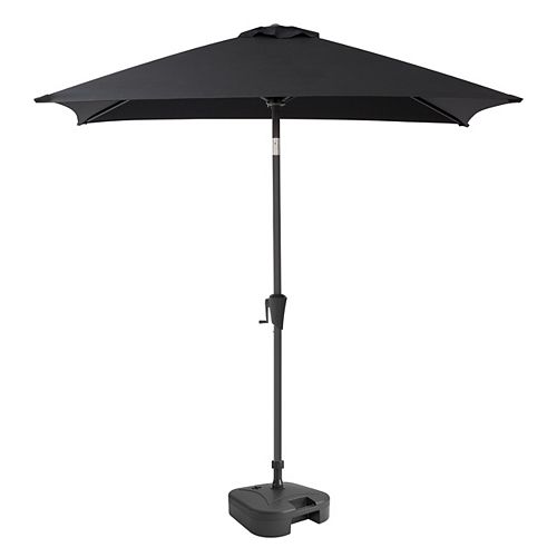 Black Umbrella Stands Bases Patio, Patio Umbrella Base Home Depot Canada