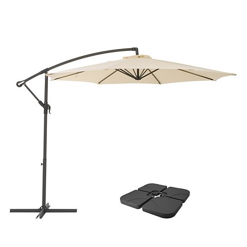 White Umbrella Stands Bases Patio Umbrellas Accessories The Home Depot Canada White Umbrella Stands Bases Patio, Patio Umbrella Base Home Depot Canada