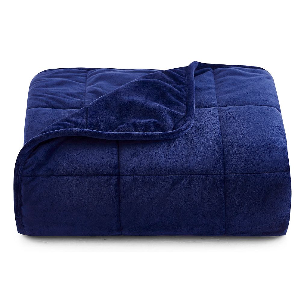 Dream Theory 15 lbs. Crystal Mink to Mink Weighted Blanket | The Home
