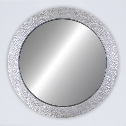 Oculus Round Silver Mirror, 32" x 32"