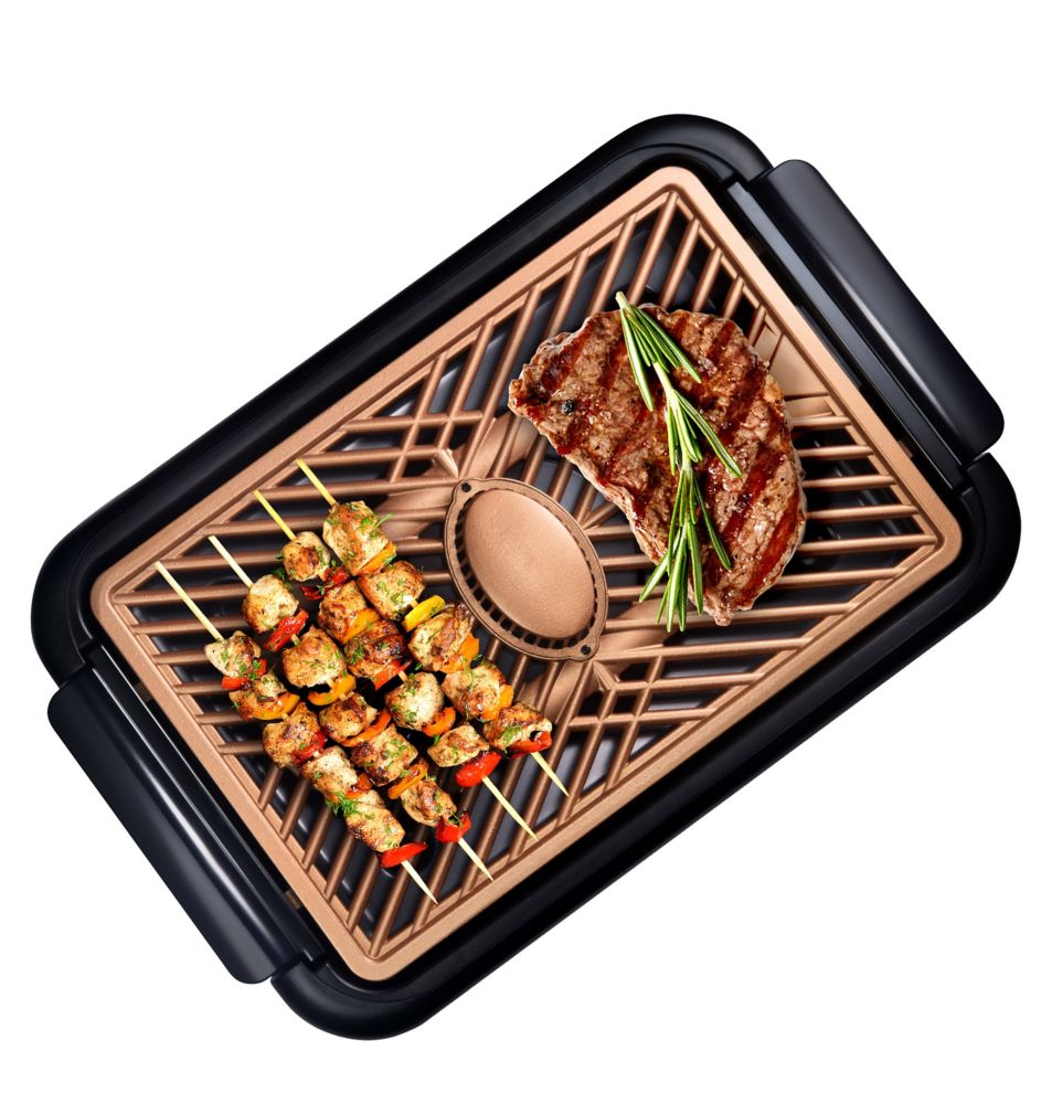 gotham steel smokeless electric indoor grill