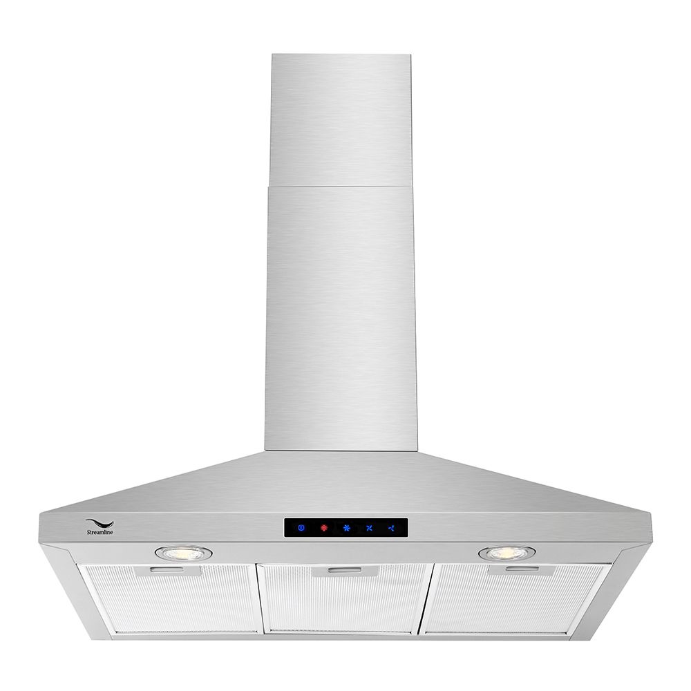 Streamline 30'' Streamline S160MSH30 Convertible Wall Mount Kitchen Range Hood The Home
