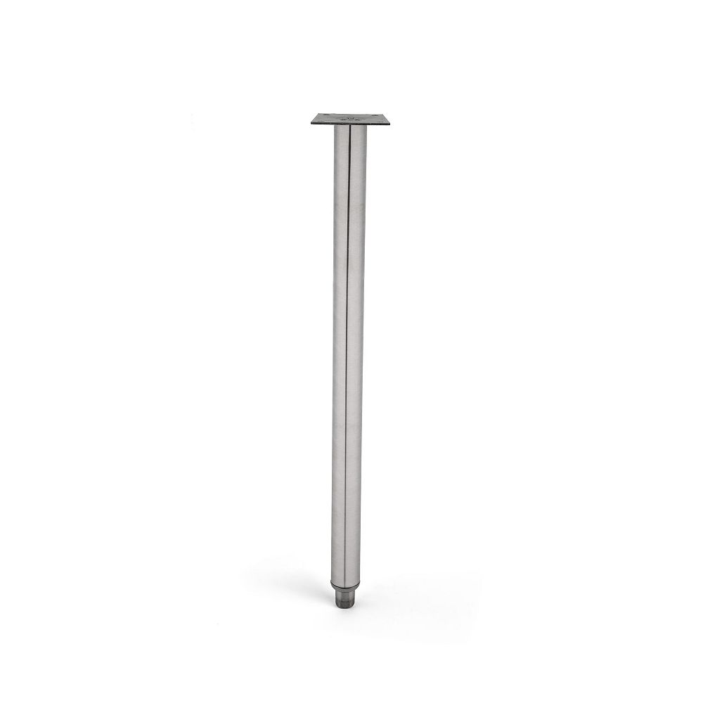 Richelieu Adjustable Stainless Steel Leg, 27 in (686 mm), Stainless