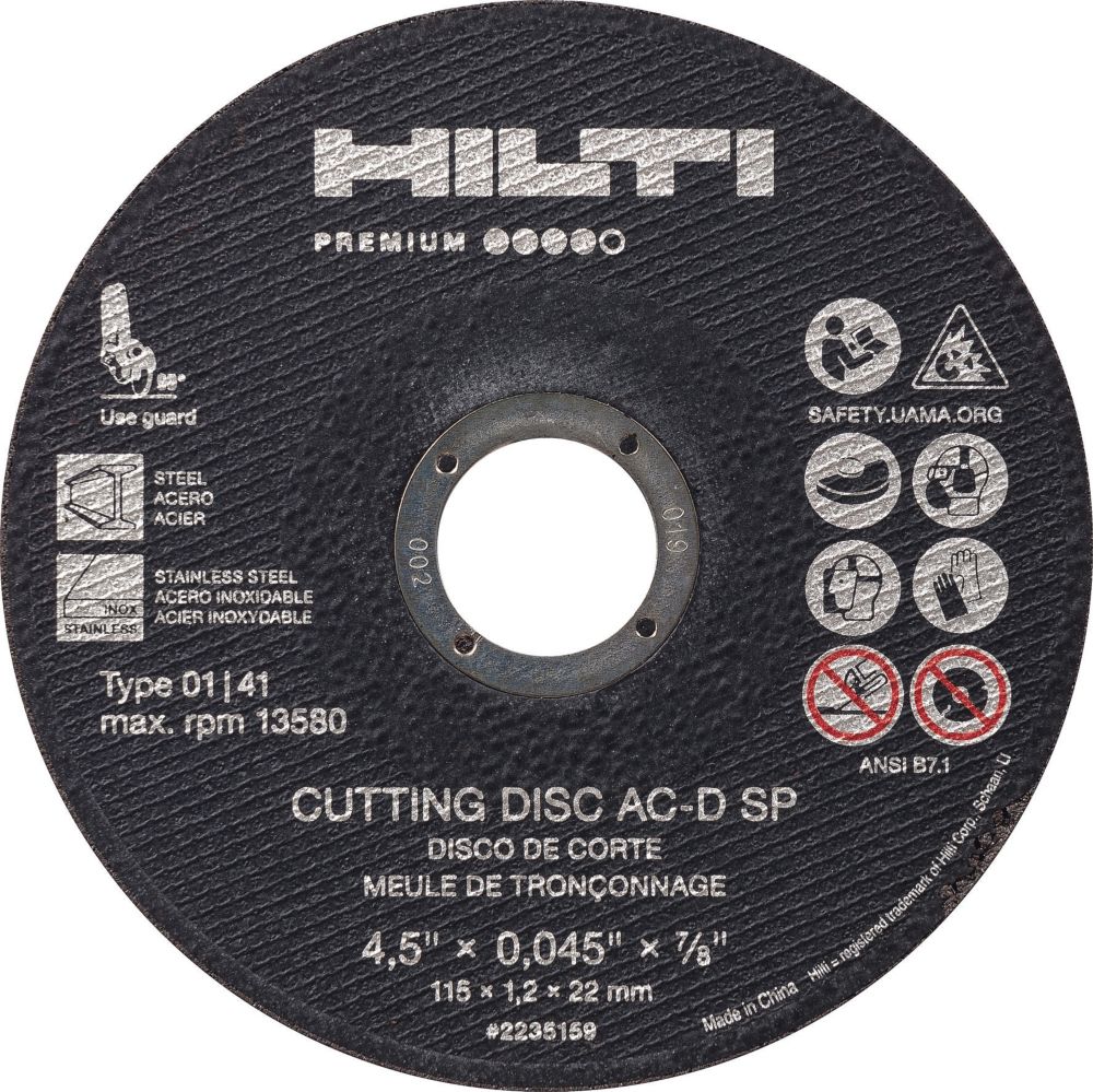 4.5 cutting discs