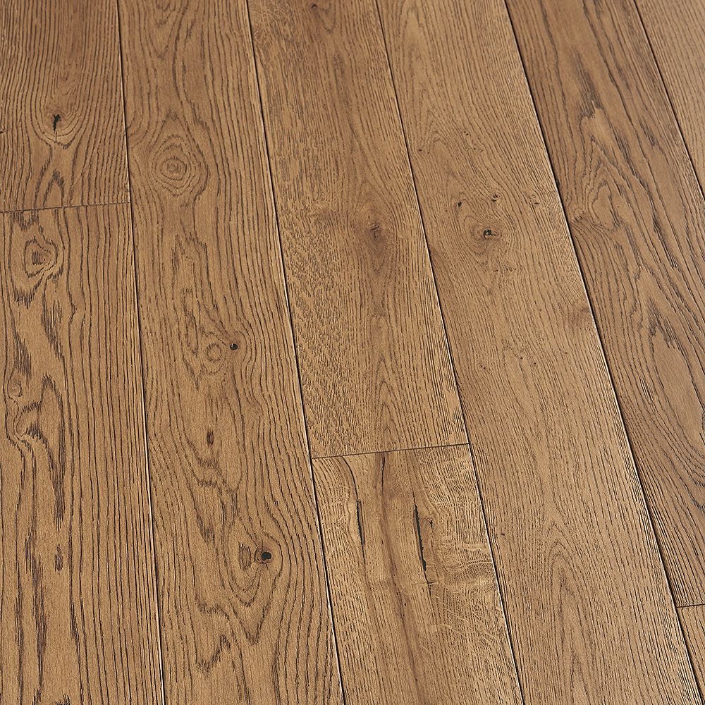 Malibu Wide Plank French Oak Point Paradise 3 4 In Thick X 5 In Wide Solid Hardwood Floo The Home Depot Canada
