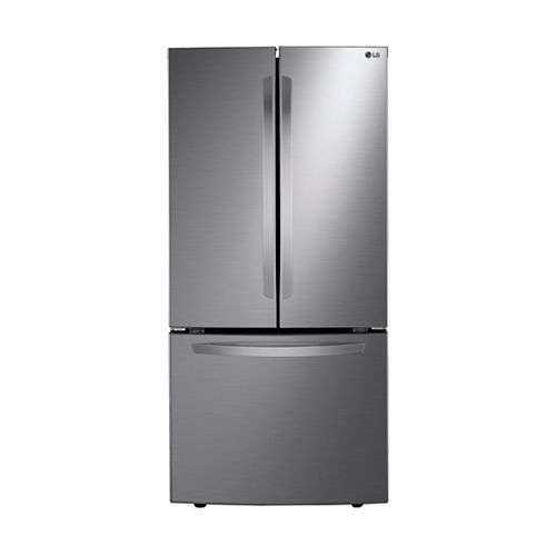 33-inch 25 cu. ft. French Door Refrigerator in Platinum Silver