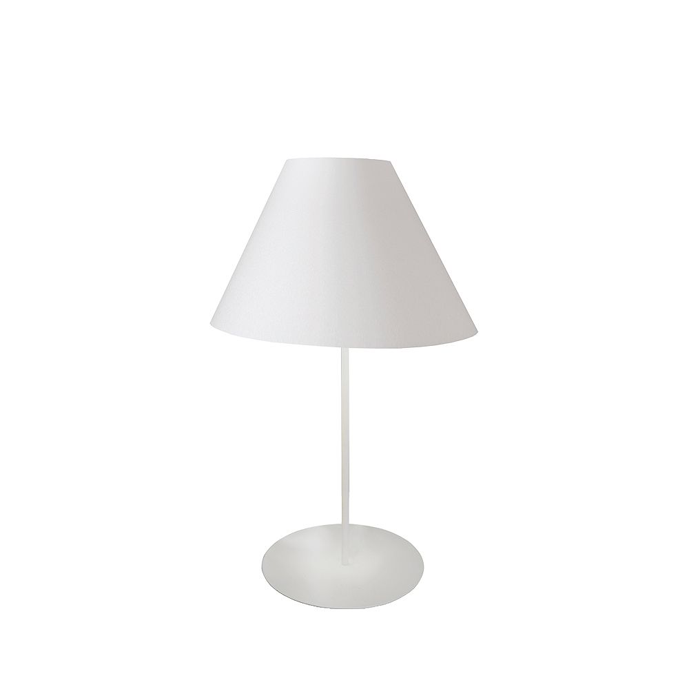 Dainolite 1 Light Tapered Table Lamp with White Shade . The Home