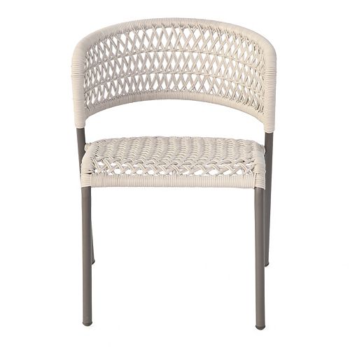 Stacking Hand Woven All-Weather Wicker Chair