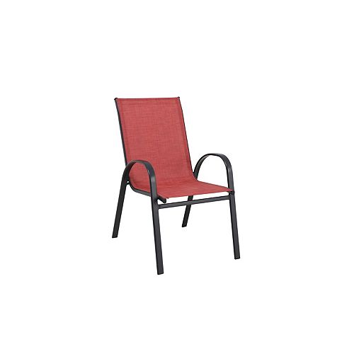 Sling Stacking Patio Chair Red - Patio Ideas