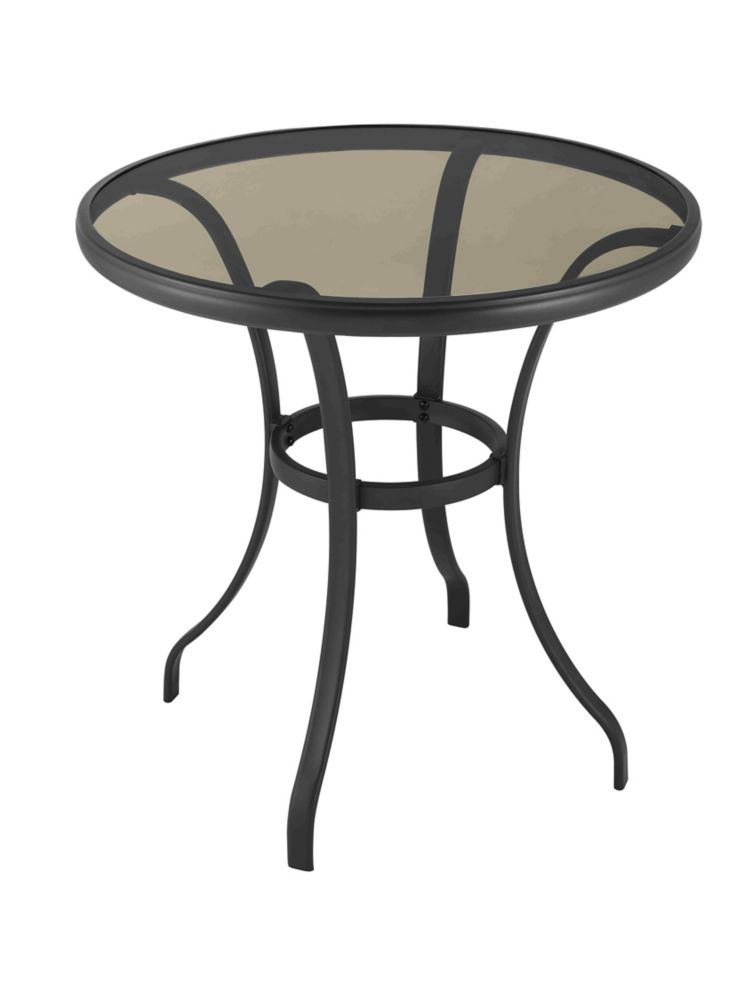 Metal Patio Bistro Tables, Round Table Top Home Depot Canada