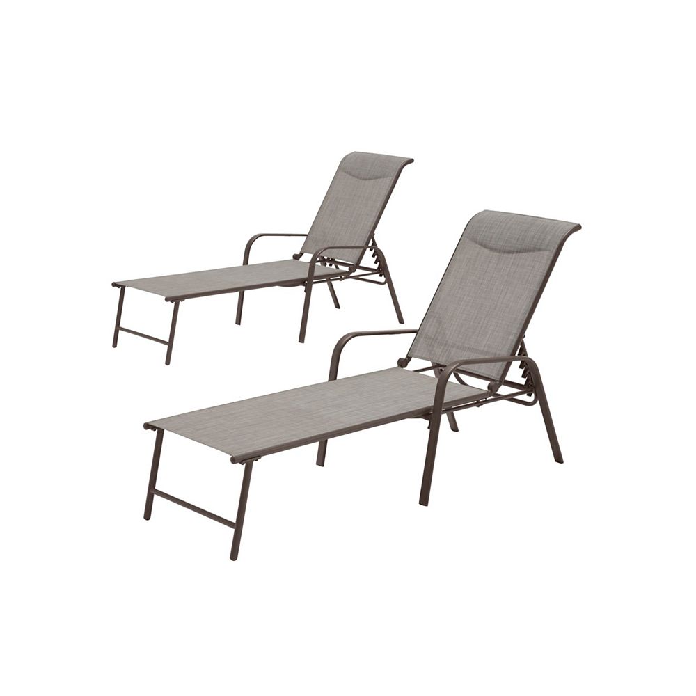 StyleWell Mix & Match Riverbed Sling Patio Chaise (2Pack) The Home