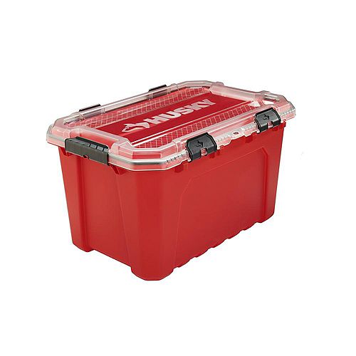 75L Professional Duty Waterproof Storage Container with Hinged Lid