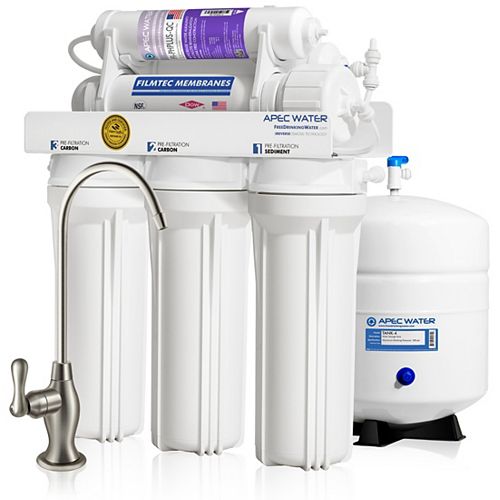 APEC Water Systems Ultimate Premium Quality 90 GPD pH+ Alkaline Under-Sink Reverse Osmosis Drinking Water Filter System